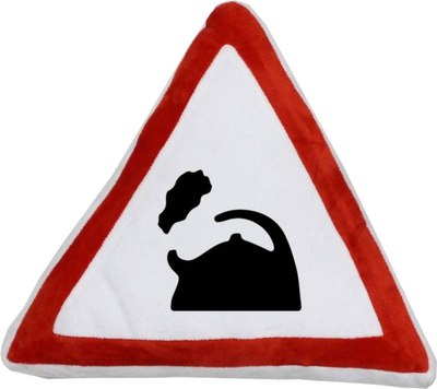 

Подушка для автомобиля, Attention. Чайник / 27-553
