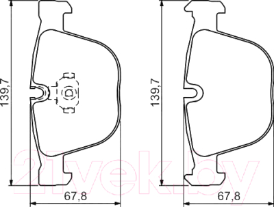 

Тормозные колодки Bosch, 0986494325