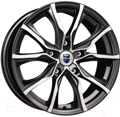 

Литой диск K&K, Твист 17x7.5" 5x108мм DIA 67.1мм ET 49мм Алмаз черный