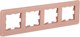 Рамка для выключателя IEK Brite BR-M42-G-41-K97 (дымчатый) - 