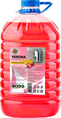 

Мыло жидкое, Verona Эконом Клубника и Банан
