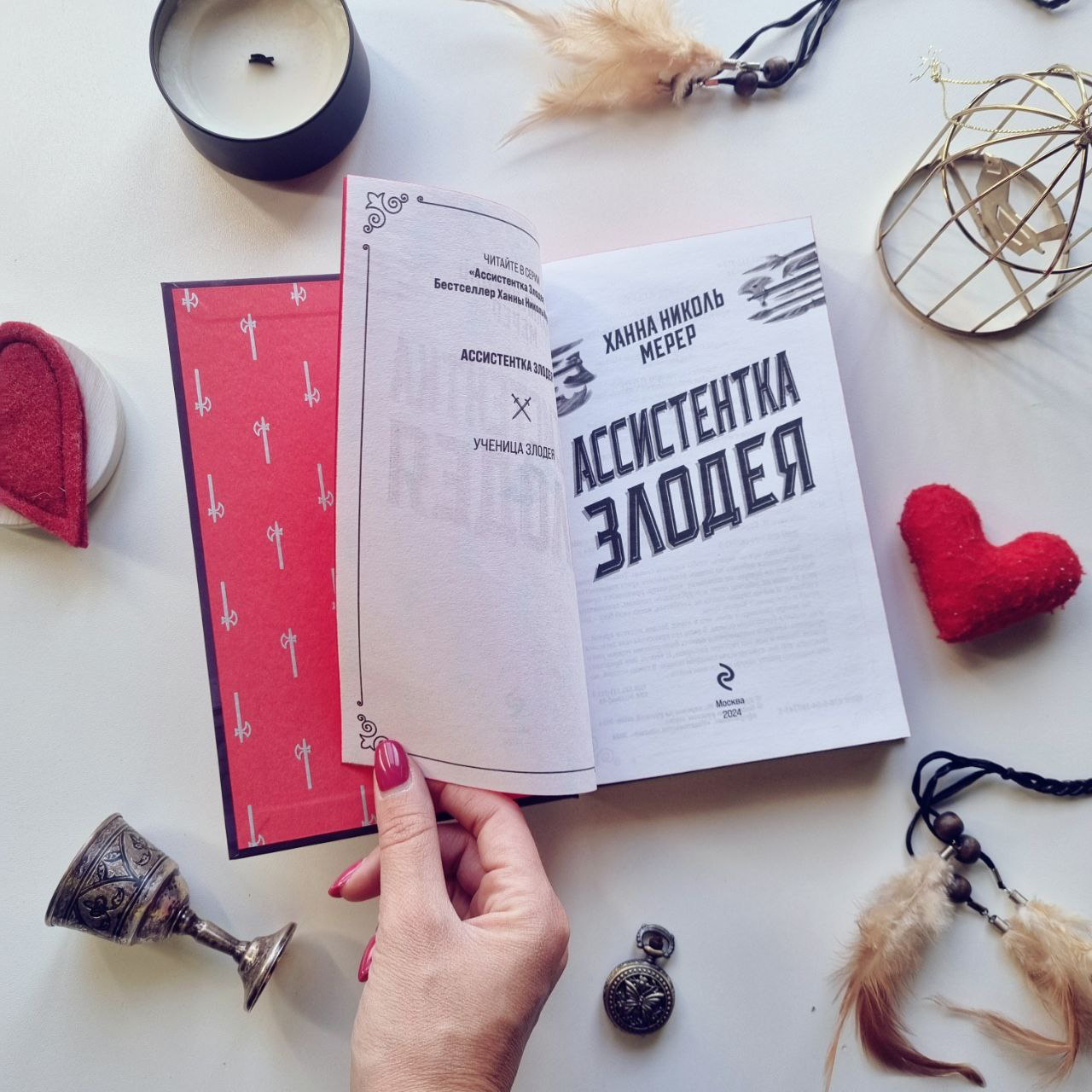 Художественная книга Эксмо Ассистентка Злодея твердая обложка (Мерер Ханна) — фото 2