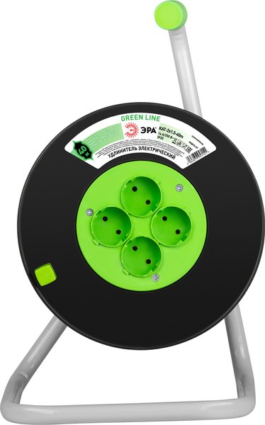 Удлинитель на катушке ЭРА Greenline KAT-2x1.5-40m / Б0065088