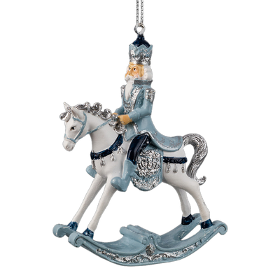 

Елочная игрушка, Decor. Волшебник на лошадке-качалке / 62445