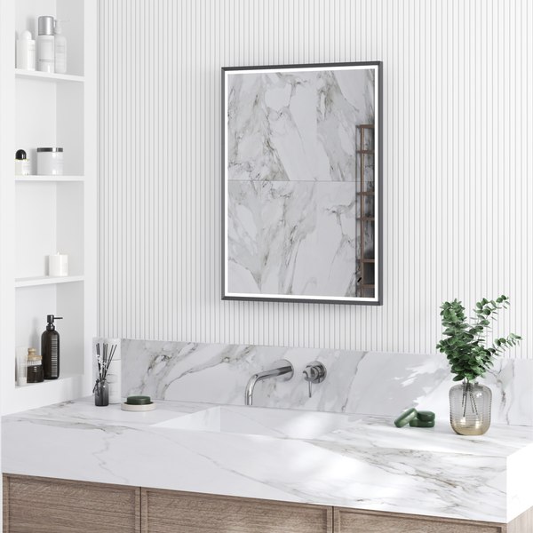 Купить Зеркало Континент Stage Grey Led 600х800 в Борисове