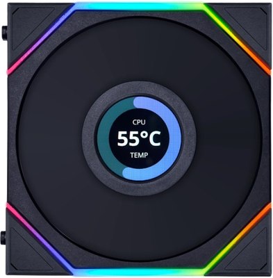 

Вентилятор для корпуса, Uni Fan TL LCD 120 Reverse Blade / G99.12RTLLCD1B.00