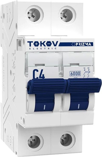 Выключатель автоматический Tokov Electric 2П 4А 6кА C / TKE-PZ60-MCBI-2-4-C
