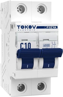 

Выключатель автоматический, 2П 10А 6кА C / TKE-PZ60-MCBI-2-10-C