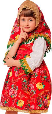 

Костюм карнавальный, Матрешка Маруся / 1070 к-21