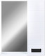 Шкаф с зеркалом для ванной Doratiz Вальс 60 R / 2711.153 (белый, с подсветкой) - 