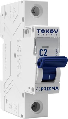 

Выключатель автоматический, 1П 2А 6кА C / TKE-PZ60-MCBI-1-2-C