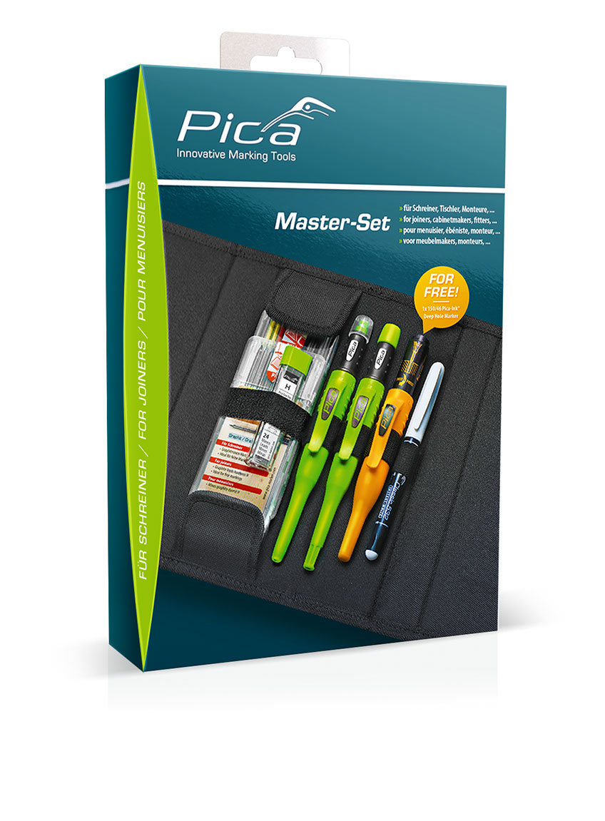 Набор маркеров строительных Pica Для разметки Master-Set Joiner / 55010 — фото 3