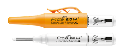 Маркер строительный Pica Для глубоких отверстий Big Ink Smart-Use XL / 170/52/SB (белый)