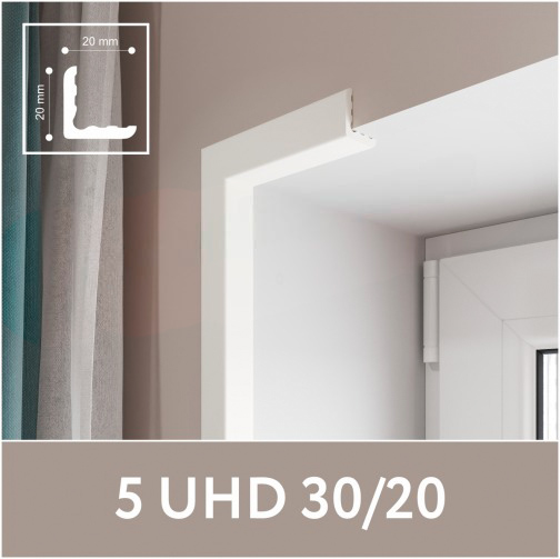 Уголок отделочный SOLID Наружный 5 UHD 30/20 20х20мм 2.8м (белый) — фото 2
