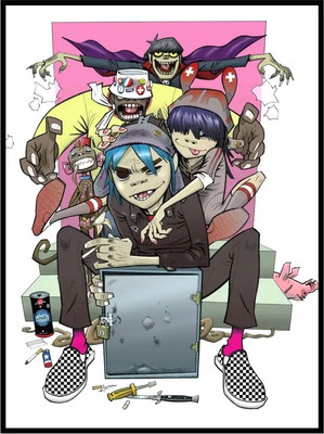 Постер Citydecor Gorillaz 1 (30x40) -