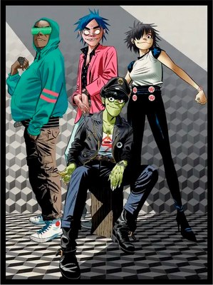 

Постер, Gorillaz 3