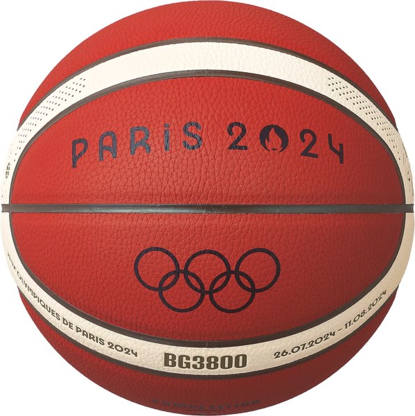 Баскетбольный мяч Molten B7G3800-2-S4F Paris 2024 / B7G38002S4F