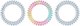Набор резинок для волос Invisibobble Slim Au Soleil Vibrant Vacation - 