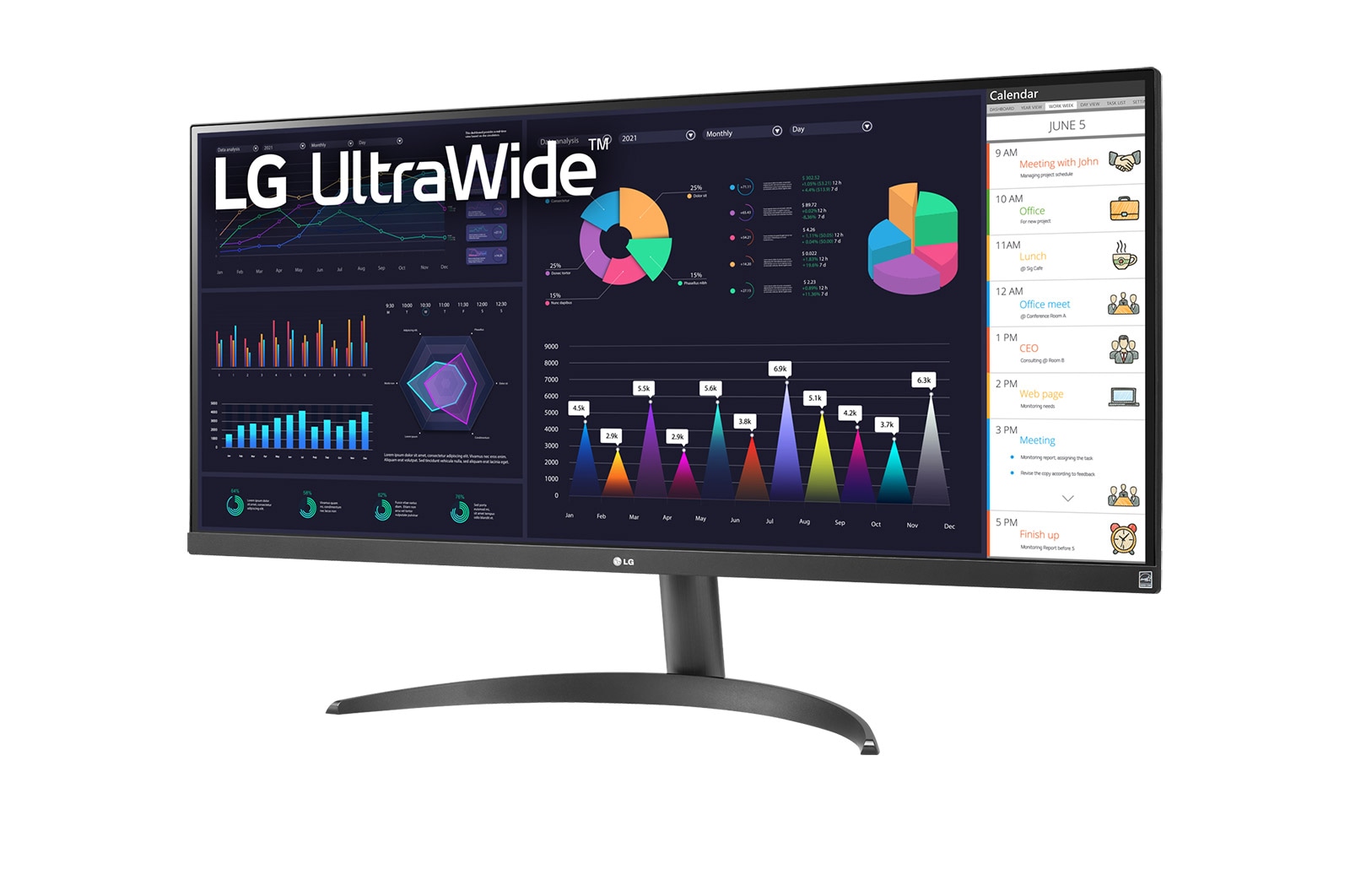 Монитор LG UltraWide 34WQ500-B