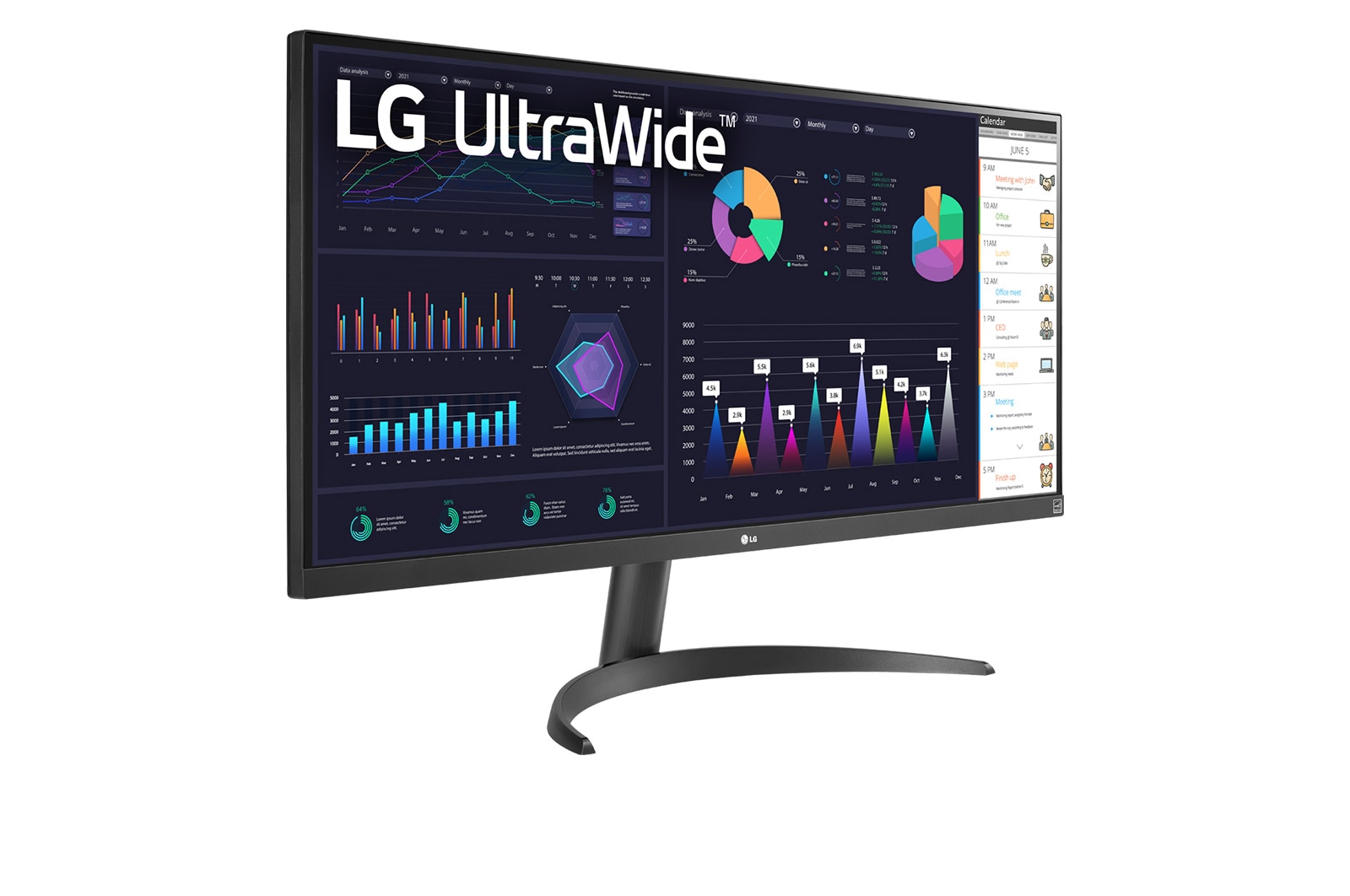 Монитор LG UltraWide 34WQ500-B