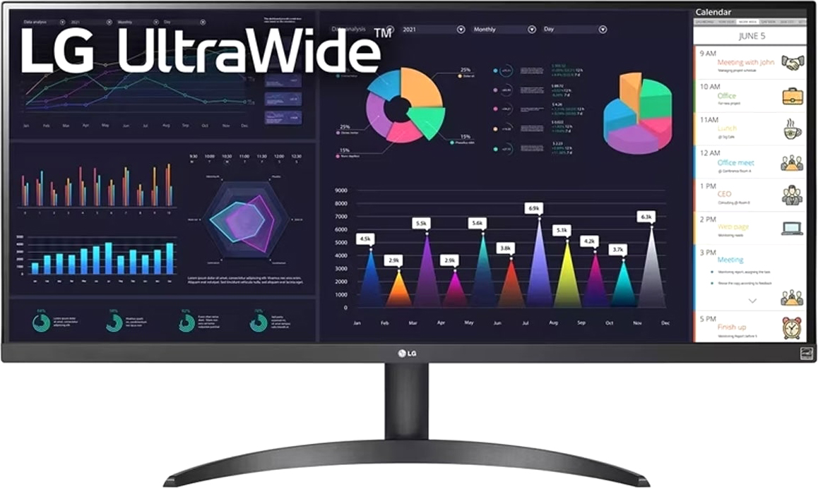 Монитор LG UltraWide 34WQ500-B