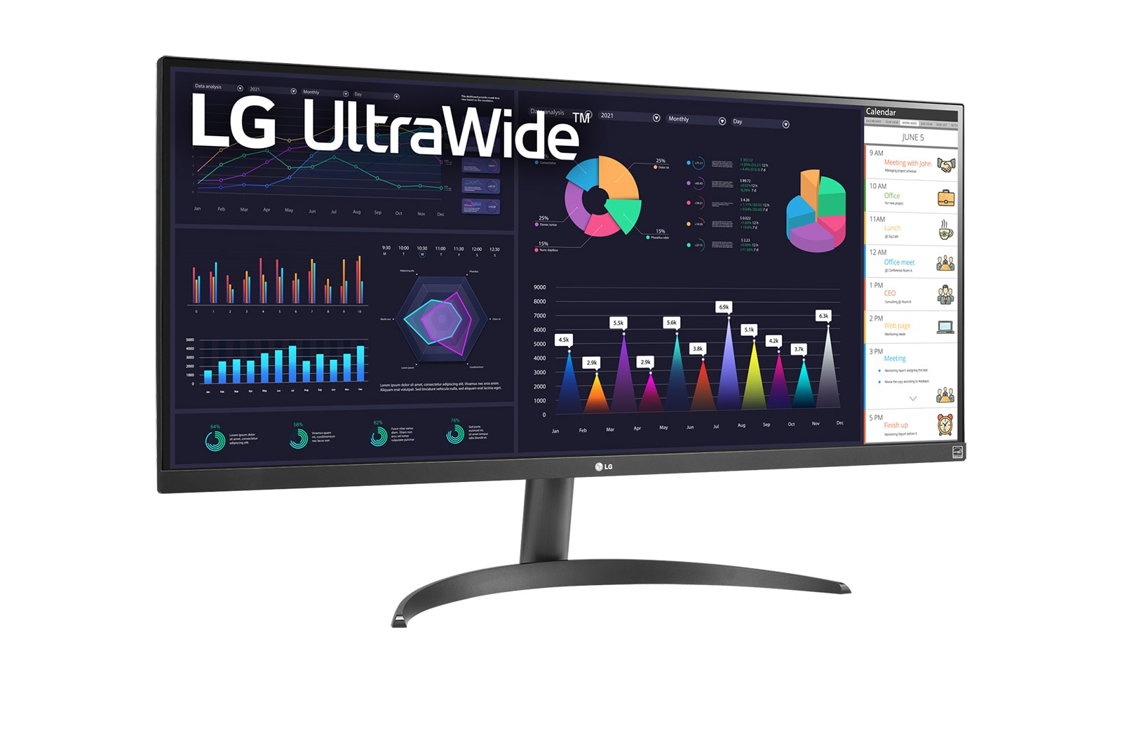 Монитор LG UltraWide 34WQ500-B