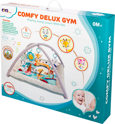 Развивающий коврик Solmax&Kids FCJ97216 (голубой)