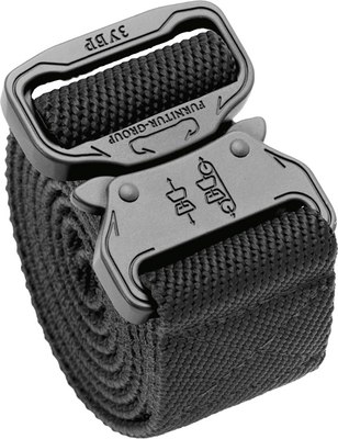 Ремень мужской Zubr Force FG Black 140/38 Э / 310035 (полиамид, латекс/черный) - 