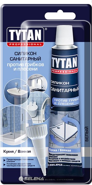 Герметик силиконовый Tytan Professional Санитарный (85мл, белый)
