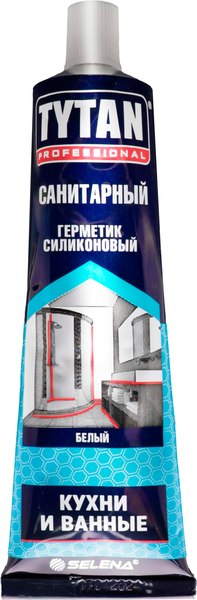 Герметик силиконовый Tytan Professional Санитарный (85мл, белый)
