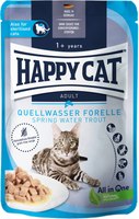 Влажный корм для кошек Happy Cat Quellwasser Forelle форель (85г) - 