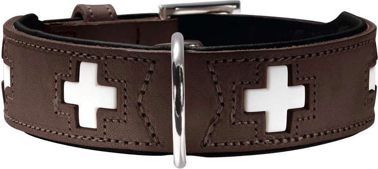 Ошейник HUNTER Collar Swiss 42830 (55/M, коричневый)