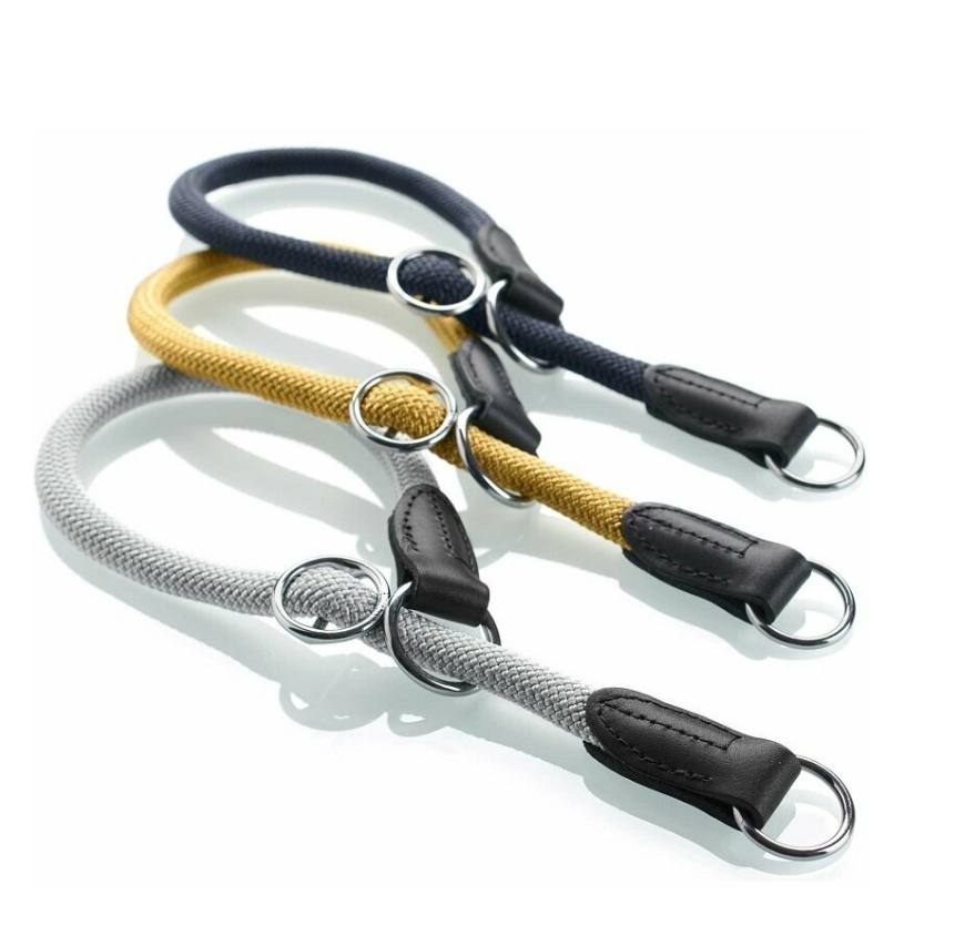 Ошейник-полуудавка HUNTER T-Collar Freestyle Eiby 50/M-L / 68680 (желтый) — фото 4