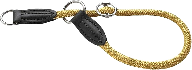 Ошейник-полуудавка HUNTER T-Collar Freestyle Eiby 50/M-L / 68680 (желтый)