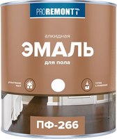 Эмаль Proremontt ПФ-266 (900г, красно-коричневый) - 