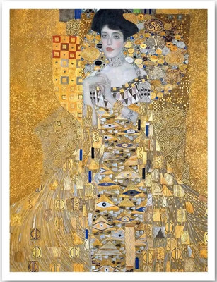 Постер Citydecor Золотая Адель. Густав Климт (30x40) -