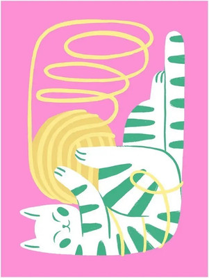 Постер Citydecor Котик 4 (30x40) -