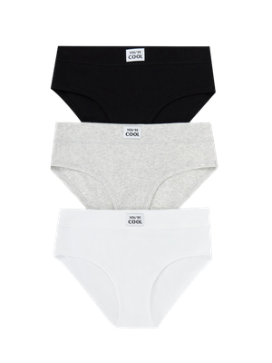 Комплект женских трусов Mark Formelle 412491-3 (р.94, белый-10/декор) -