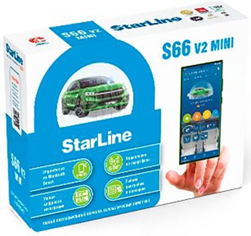 Автосигнализация StarLine S66BT V2 Mini