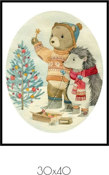 Постер Citydecor New Year 10 (30x40)