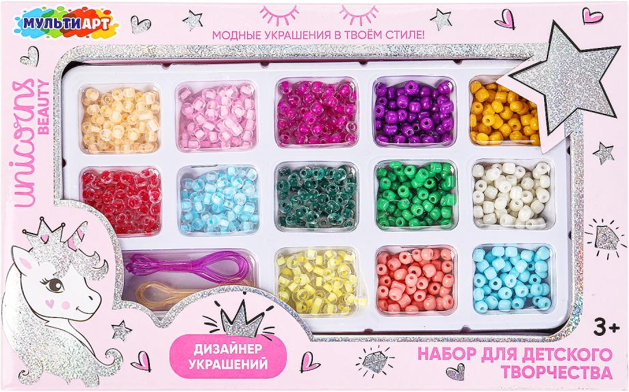 Набор для создания украшений MultiArt BEADSET-MUART1