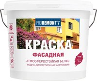 Краска Proremontt Фасадная (6.5кг, белый) - 