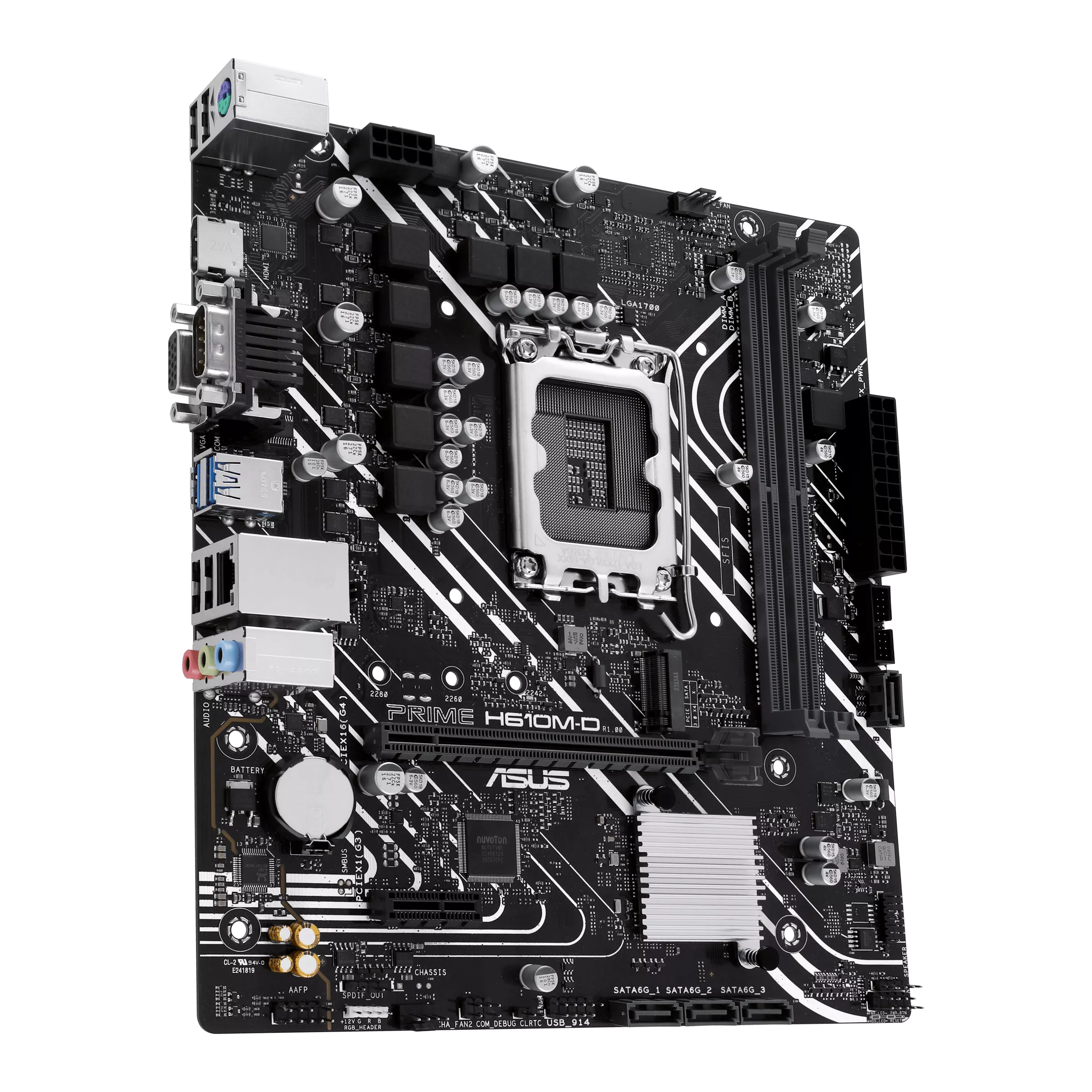 Материнская плата Asus Prime H610M-D — фото 3