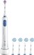 Электрическая зубная щетка Oral-B Pro 600 3D White + насадки Sensitive Clean EB60 4шт - 