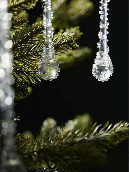 Набор елочных игрушек Tkano New Year Essential Icy sparkles / TK24-NY_DEC0006 (6шт)