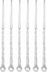 Набор елочных игрушек Tkano New Year Essential Icy sparkles / TK24-NY_DEC0006 (6шт) - 