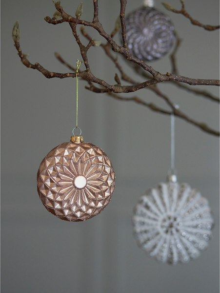 Набор елочных игрушек Tkano New Year Essential Winter wonders / TK24-NY_DEC0013 (4шт)