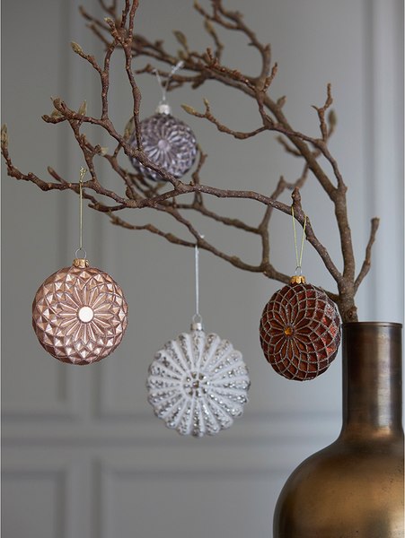 Набор елочных игрушек Tkano New Year Essential Winter wonders / TK24-NY_DEC0013 (4шт)
