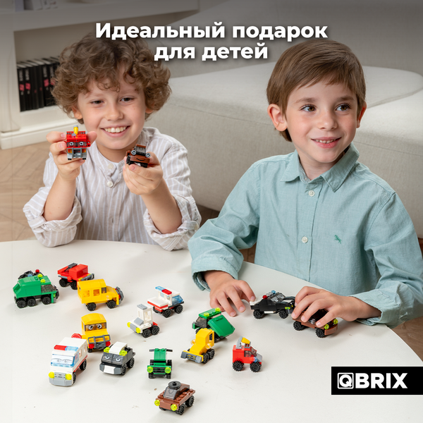 Конструктор QBRIX Kids Городские машинки 30029