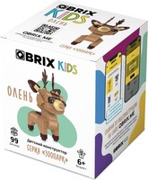 Конструктор QBRIX Kids Зоопарк. Олень 30045 - 